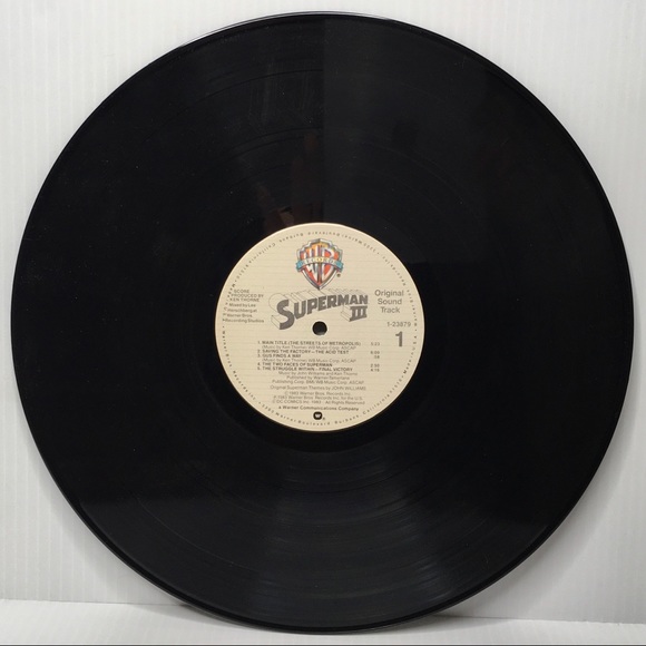 SUPERMAN III record (Reeve, Pryor, Kidder) - Picture 4 of 5